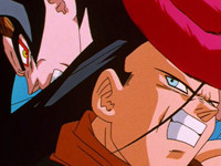 龙珠GT 第46话「激战 超级赛亚人四VS超级十七号」