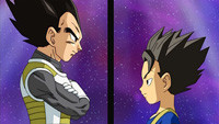 龙珠超 第37话「别忘了赛亚人的骄傲！ 贝吉塔VS第六宇宙的赛亚人」