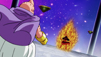 龙珠超 第79话「第九宇宙踢腿功巴兹尔VS第七宇宙魔人布欧！！」